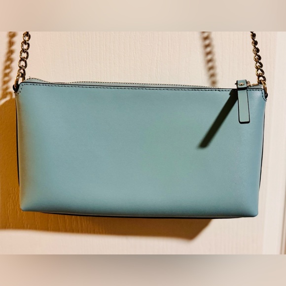 Kate Spade Blue soft Leather Crossbody Bag MSRP: $248 Like New - Picture 4 of 15